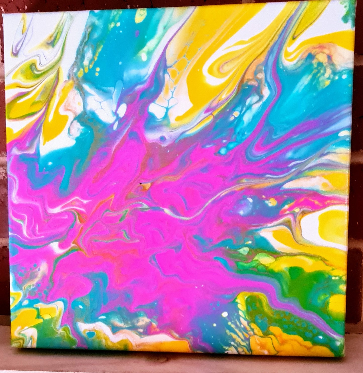 Painted canvas