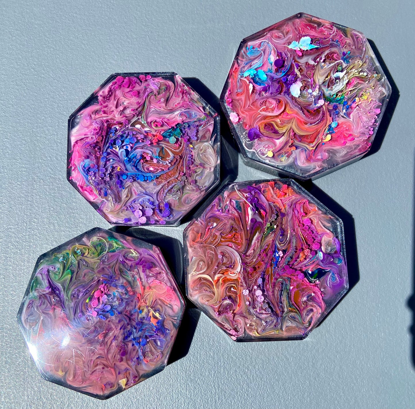 Resin Coaster Set