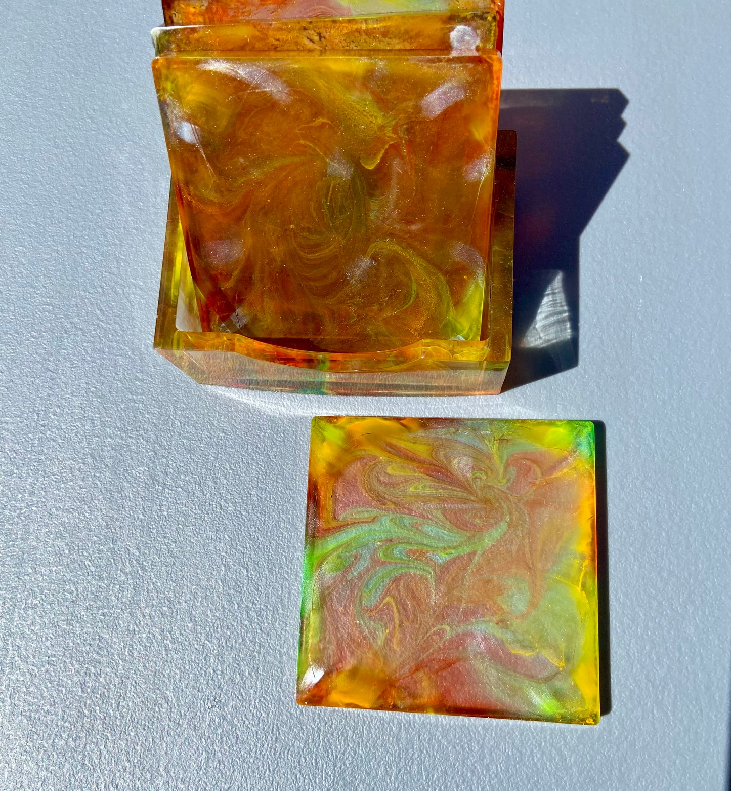 Resin Coaster Set