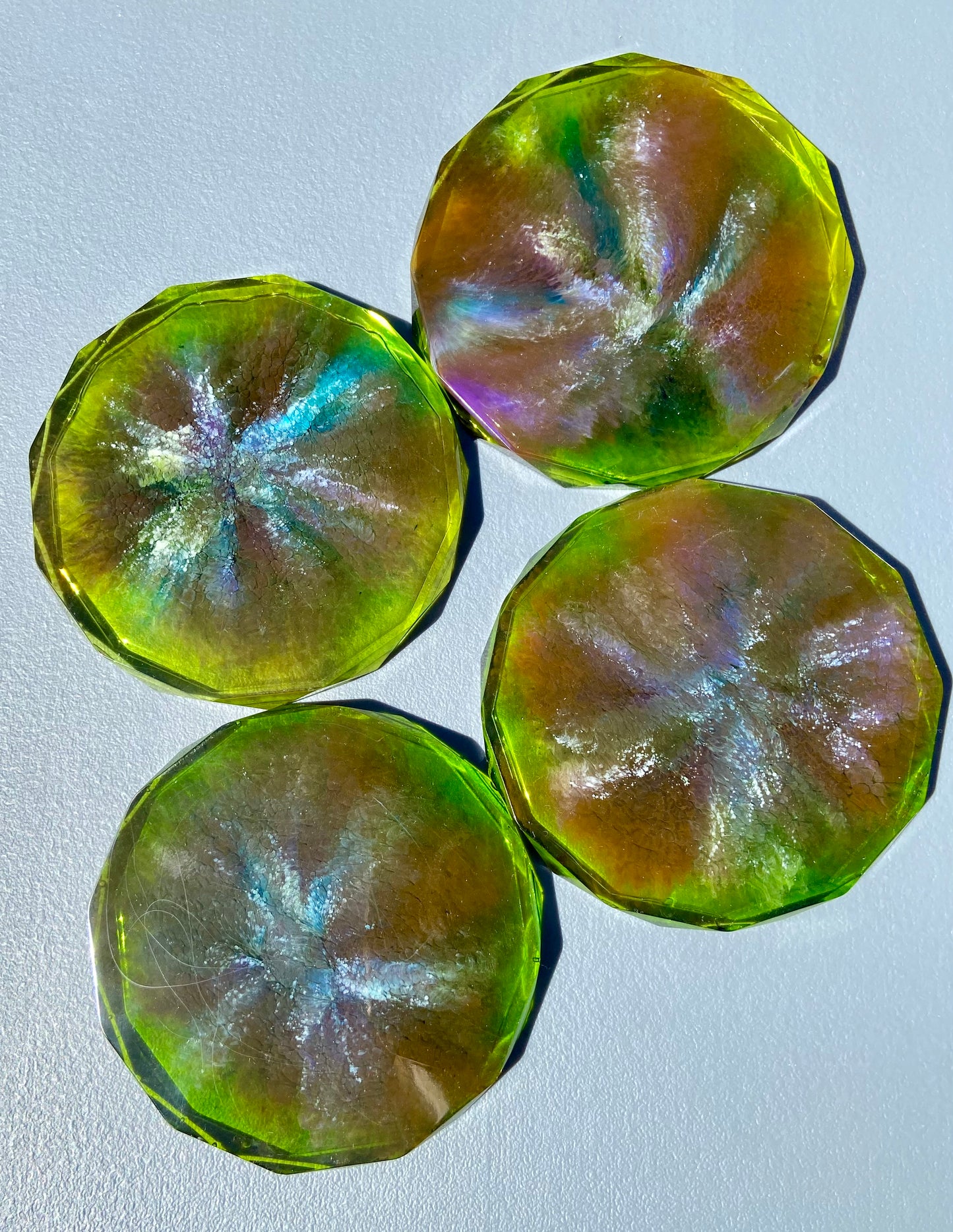 Resin Coaster Set - Large