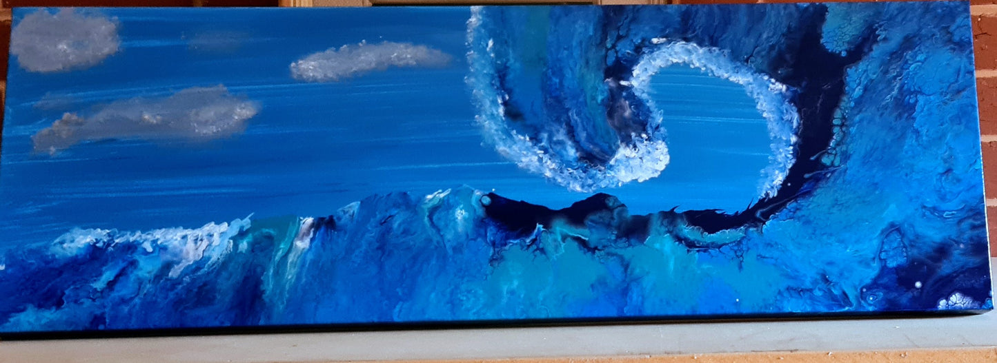 Painted canvas