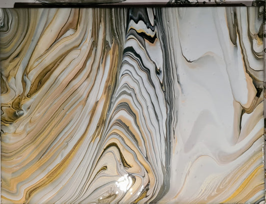 Painted canvas
