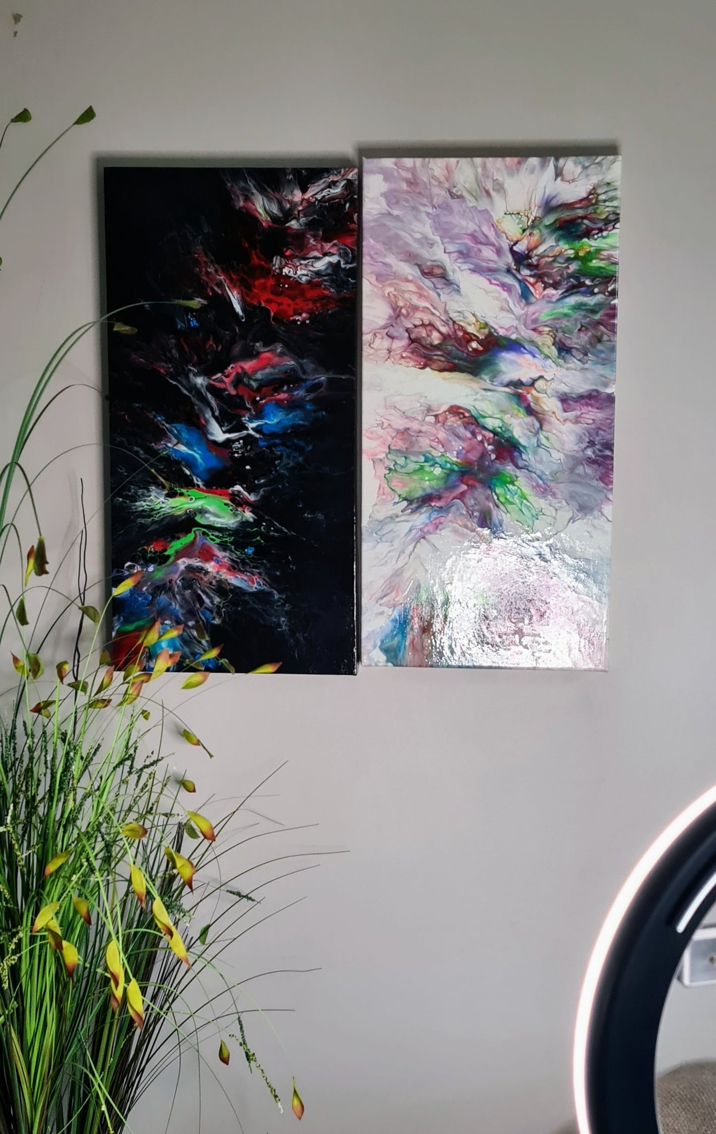 Painted canvas
