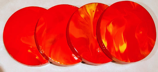 Spring colour coasters